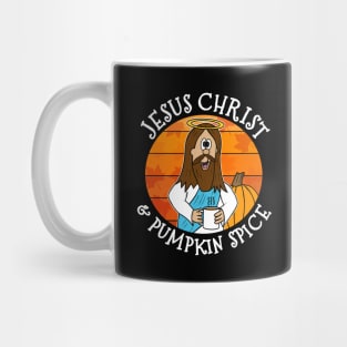 Jesus Christ and Pumpkin Spice Christian Fall Autumn Mug